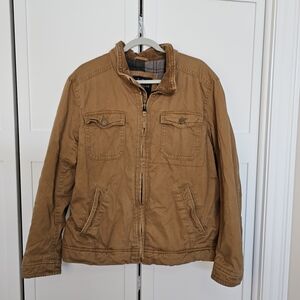 American Eagle Outfitters Brown Military Jacket